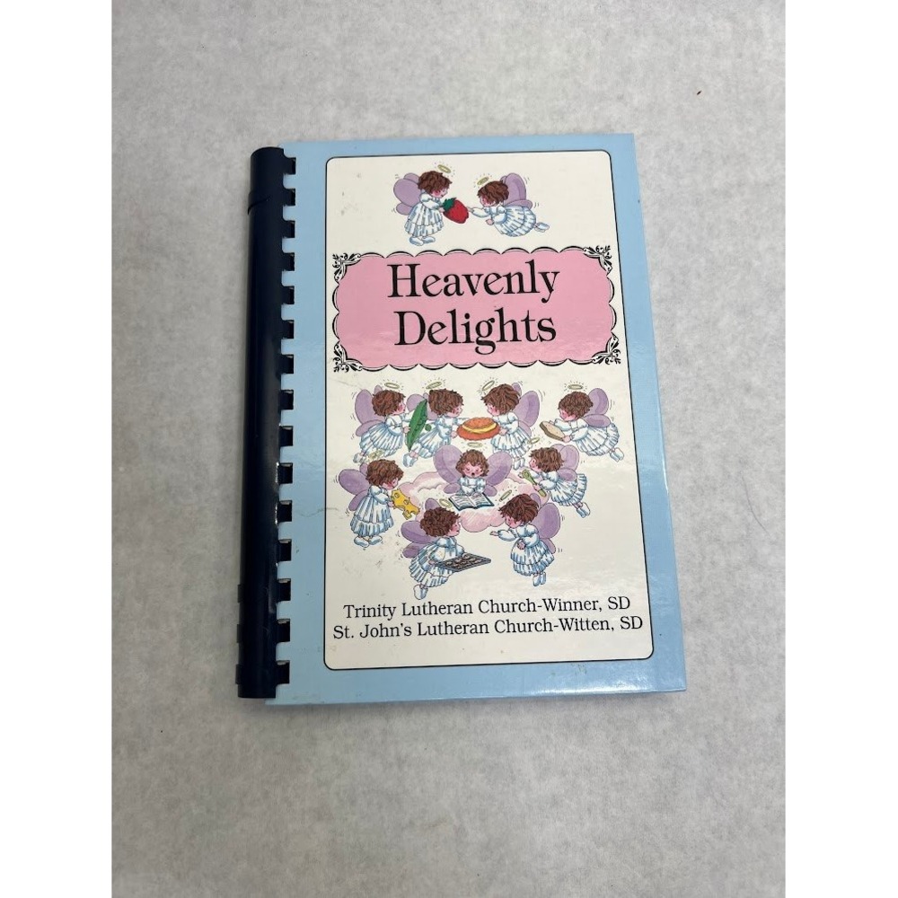 Heavenly Delights Cookbook Trinity Lutheran Church Winner SD 1995 Spiral Bound